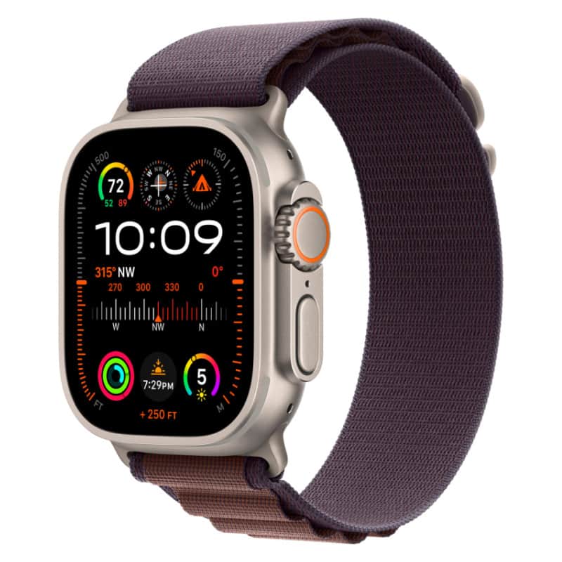 Watch Ultra 2023 GPS + Cellular, 49 мм корпус из титана, ремешок Alpine цвета Индиго